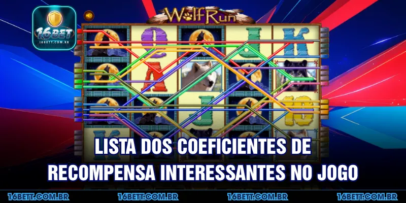 Lista dos Coeficientes de Recompensa Interessantes no Jogo